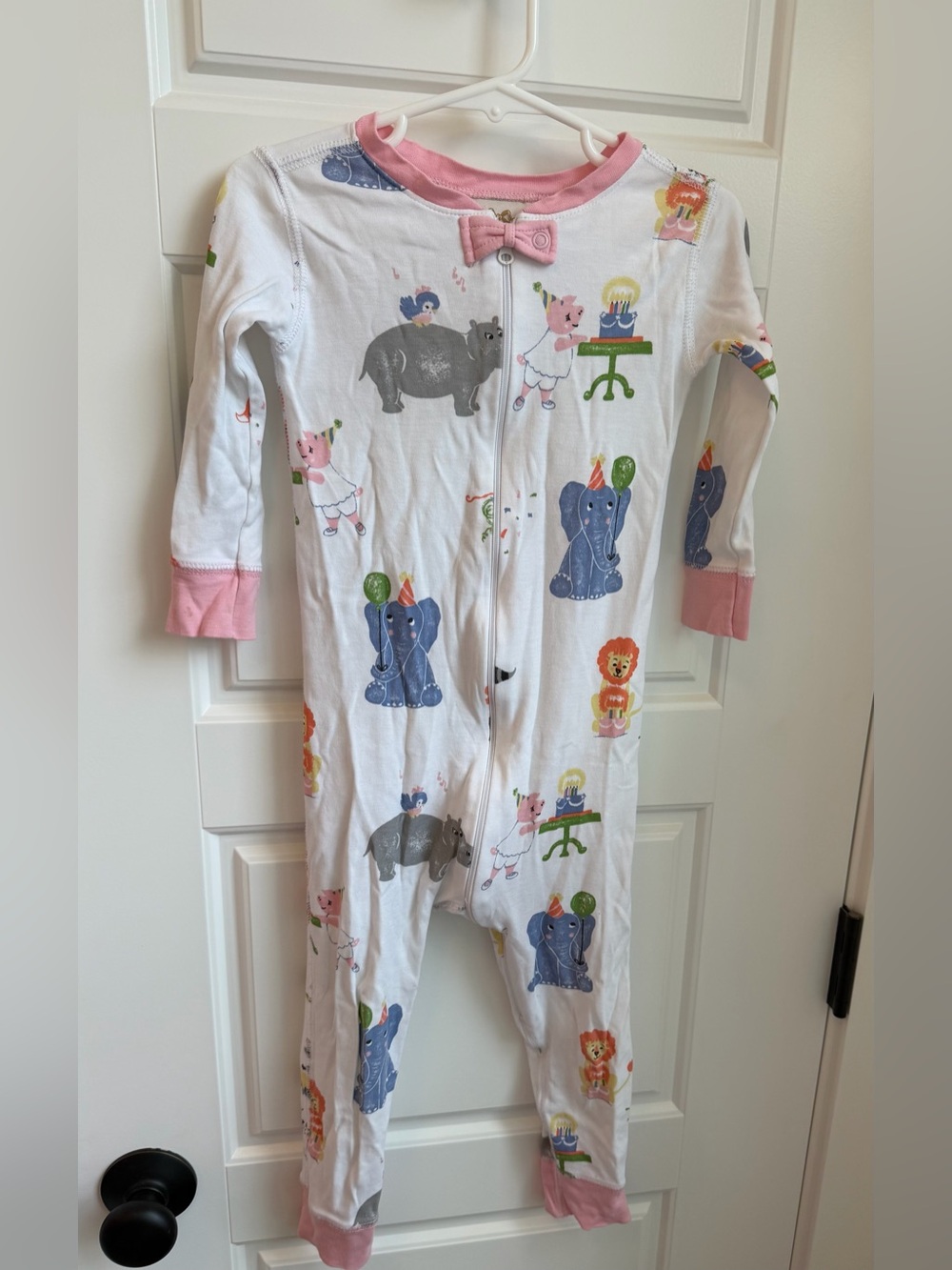 The Beaufort Bonnet Company Girls Footie Pajamas Zip Pima